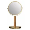 Cassini Gold Finish Iron Table Mirror