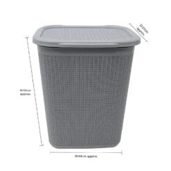 Loop Grey 50L Laundry Basket -Julian Charles 13 350GY 1