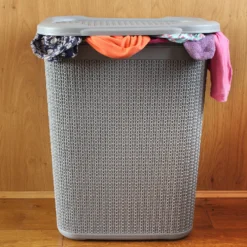 Loop Grey 50L Laundry Basket -Julian Charles 13 350GY 13