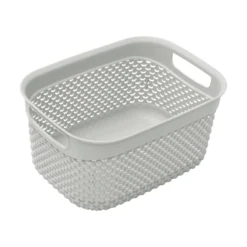 Droplette Ice Grey 3.3L Storage Basket -Julian Charles 13 384IG 2