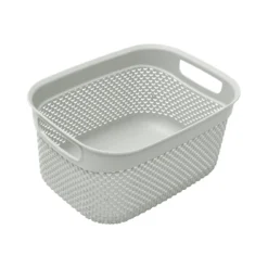 Droplette Ice Grey 6.6L Storage Basket -Julian Charles 13 385IG 2