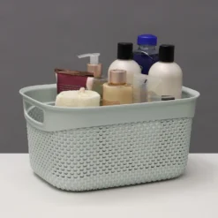 Droplette Ice Grey 6.6L Storage Basket -Julian Charles 13 385IG 5