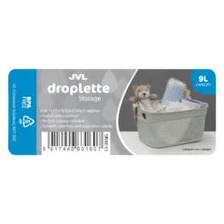 Droplette Ice Grey 9L Storage Basket -Julian Charles 13 393IG 6