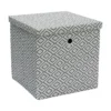 Argyle Foldable Paper Storage Box With Lid