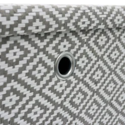 Argyle Foldable Paper Storage Box With Lid -Julian Charles 13 404 3