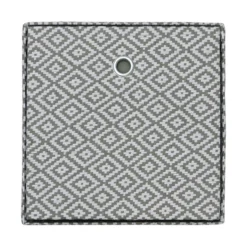 Argyle Foldable Paper Storage Box With Lid -Julian Charles 13 404 4