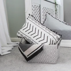 Argyle Rectangular Paper Storage Basket With PU Handles -Julian Charles 13 405 3 crop