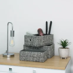 Urban Set Of 3 Rectangular Paper Storage Baskets -Julian Charles 13 421 6