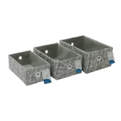Urban Set Of 3 Rectangular Paper Storage Baskets -Julian Charles 13 421 7