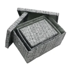 Urban Set Of 3 Rectangular Paper Storage Baskets With Lids 14 Urban Set Of 3 Rectangular Paper Storage Baskets With Lids -Julian Charles 13 422 5