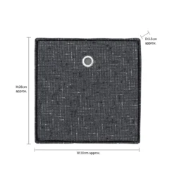 Shadow Foldable Fabric Storage Box -Julian Charles 13 444 8