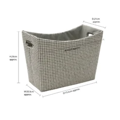 Silva Fabric Magazine Holder -Julian Charles 13 466 6