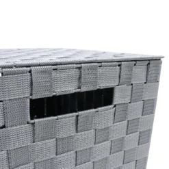 Vichy Square Nylon Laundry Hamper -Julian Charles 13 484 2