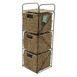 Seagrass 3 Drawer Storage Tower -Julian Charles 15 417 6