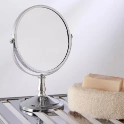 Chrome Large Swivel Mirror -Julian Charles 1600571 liv 01 1500 x 1500