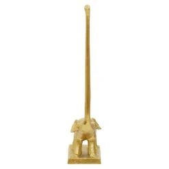 Fauna Gold Finish Elephant Toilet Roll Holder -Julian Charles 1601867 02