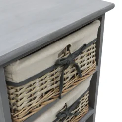 Sherborne Grey Willow 4 Drawer Tall Storage Unit -Julian Charles 17 211 2