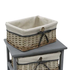 Sherborne Grey Willow 4 Drawer Tall Storage Unit -Julian Charles 17 211 3