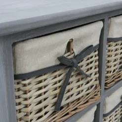 Sherborne Grey Willow 2x2 Drawer Wide Storage Unit -Julian Charles 17 212 2