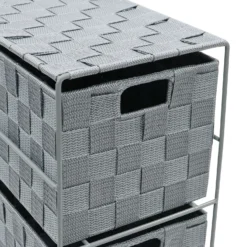 Vichy 4 Drawer Narrow Nylon Storage Tower -Julian Charles 17 480 2