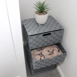 Vichy 4 Drawer Wide Nylon Storage Tower -Julian Charles 17 481 6