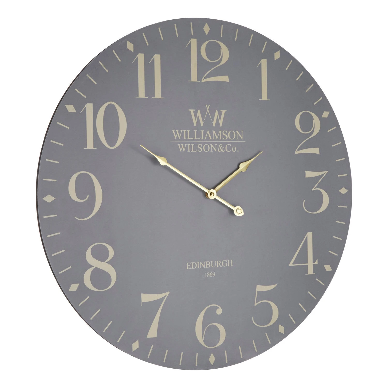 Destini Classical Grey Wall Clock 2 Destini Classical Grey Wall Clock - Image 2