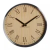 Vitus Natural And Silver Wall Clock