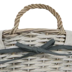 Arianna Antique Wash Round Willow Storage Basket 10 Arianna Antique Wash Round Willow Storage Basket -Julian Charles 24 409 2