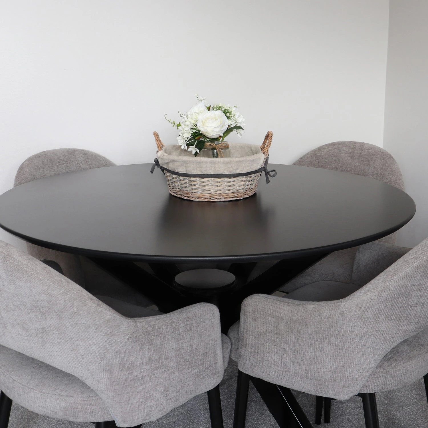 Arianna Antique Wash Round Willow Storage Basket 6 Arianna Antique Wash Round Willow Storage Basket - Image 6