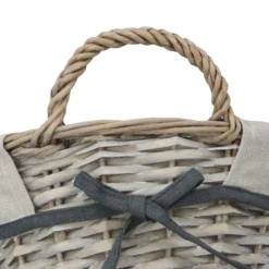 Arianna Antique Wash Oval Willow Storage Basket 9 Arianna Antique Wash Oval Willow Storage Basket -Julian Charles 24 410 2