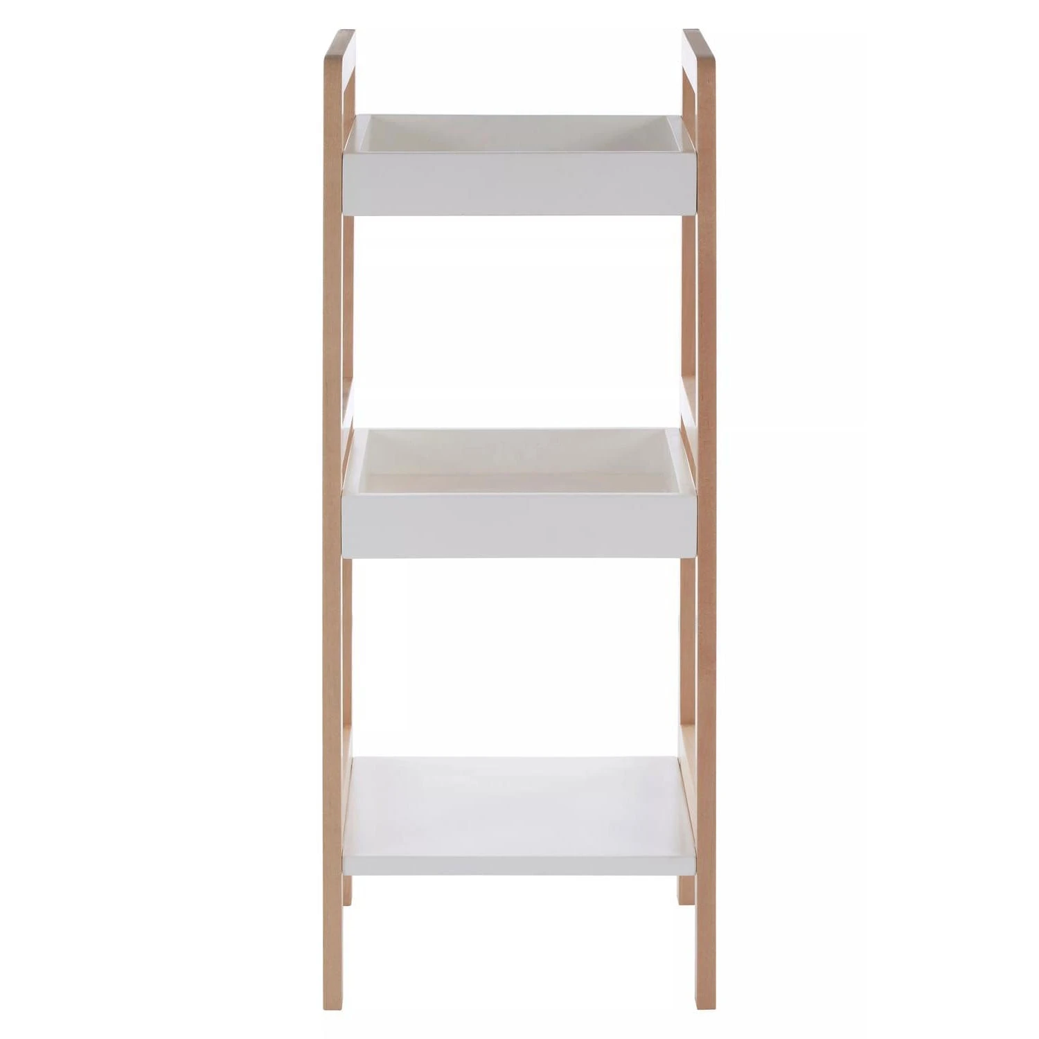 ARLA Bathroom Shelf Unit With Birchwood Frame 1 ARLA Bathroom Shelf Unit With Birchwood Frame