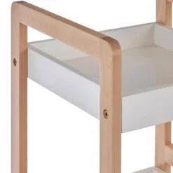 ARLA Bathroom Shelf Unit With Birchwood Frame 6 ARLA Bathroom Shelf Unit With Birchwood Frame -Julian Charles 2405669 mac 01 1500 x 1500