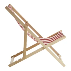 Beauport Red And White Stripe Deck Chair -Julian Charles 2450033 2