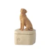 Willow Tree Love My Dog Golden Keepsake Box