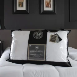 The Lyndon Company Luxe Goose Feather And Down Pillow - Medium Support