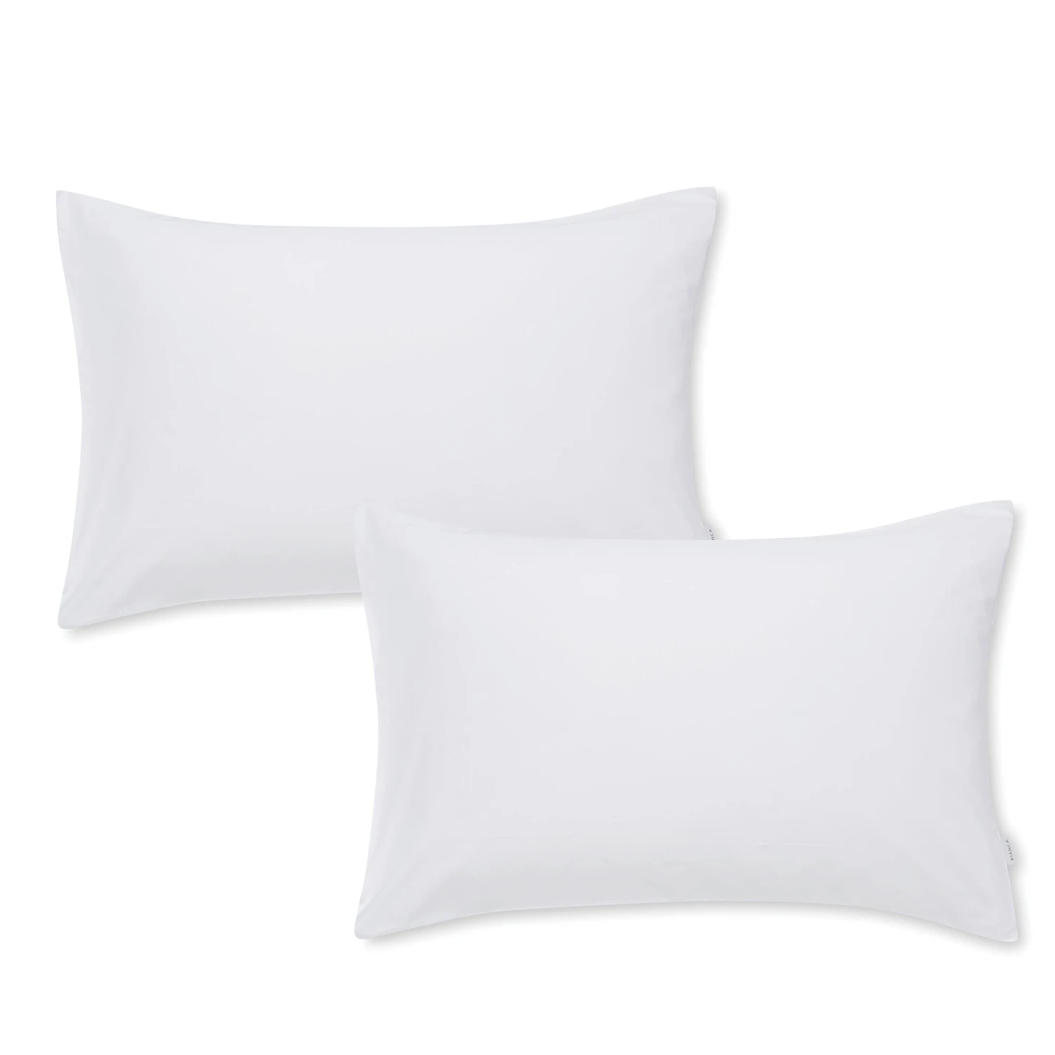 Bianca White 400TC 100% Cotton Sateen Housewife Pillowcase Pair 1 Bianca White 400TC 100% Cotton Sateen Housewife Pillowcase Pair