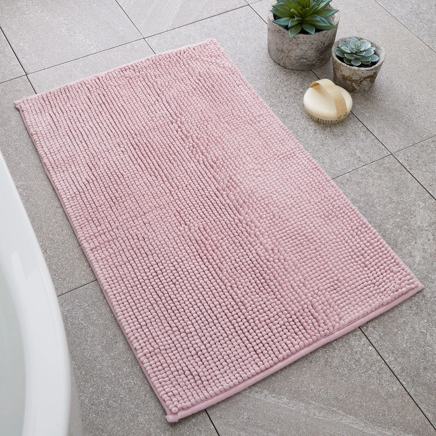 Catherine Lansfield Pink 1200Gsm Bobble Bath Mat 1 Catherine Lansfield Pink 1200Gsm Bobble Bath Mat