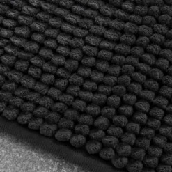 Catherine Lansfield Charcoal 1200Gsm Bobble Bath Mat 7 Catherine Lansfield Charcoal 1200Gsm Bobble Bath Mat -Julian Charles 42324 BOBBLE CHARCOAL BATH MAT IMAGE 3