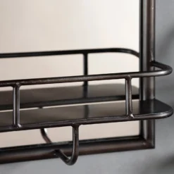 Milton Bronze Rectangle Mirror -Julian Charles 5055999253710 2