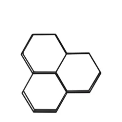 Heston Honeycomb Metal Wall Storage Unit -Julian Charles 5056315932272