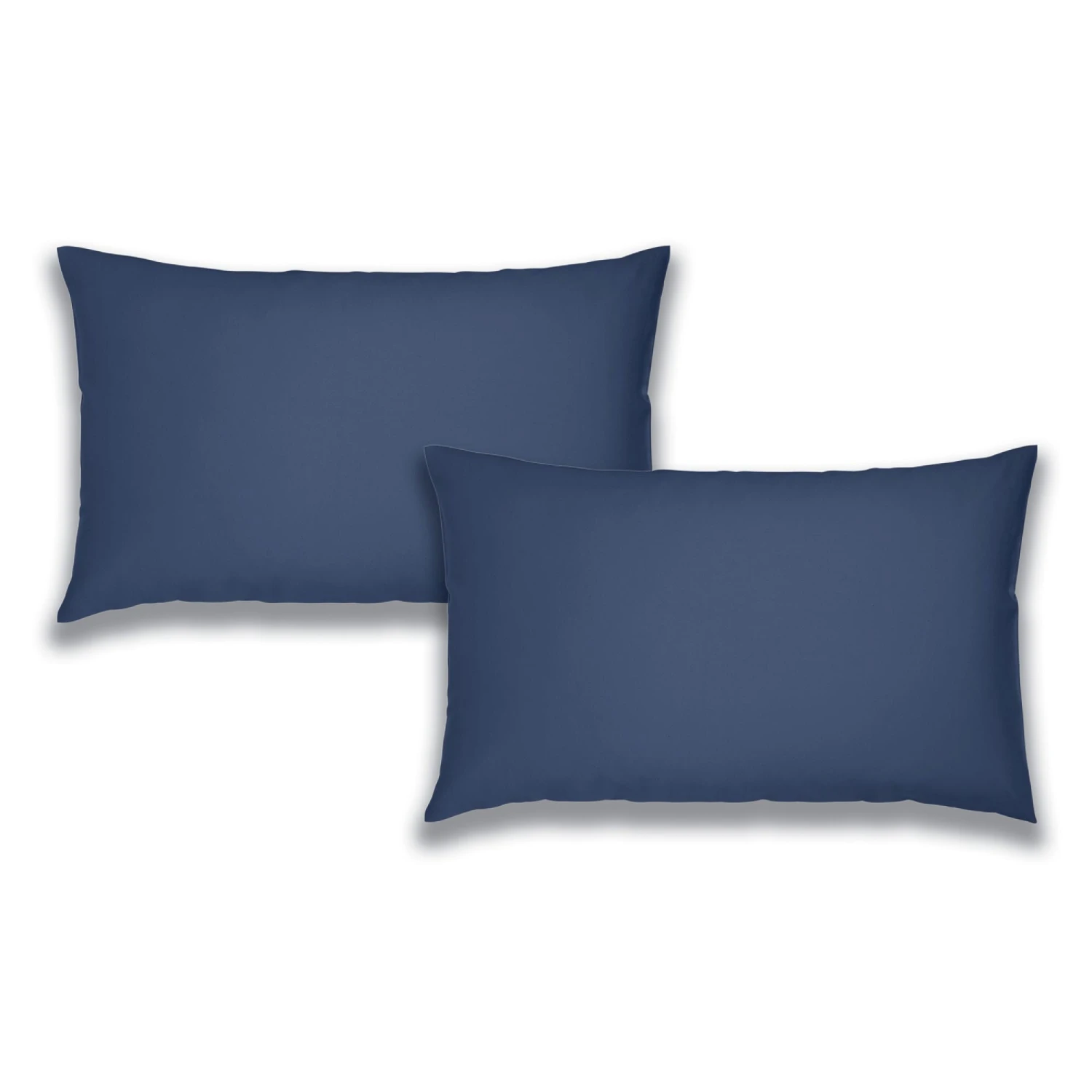 Bianca Blue 200TC 100% Cotton Percale Housewife Pillowcase Pair 1 Bianca Blue 200TC 100% Cotton Percale Housewife Pillowcase Pair