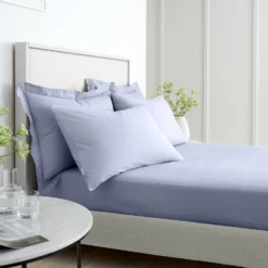 Bianca Lavender 200TC Cotton Percale Fitted Sheet -Julian Charles 52521 200TCPERCALEFITTEDSHEETLAVENDERIMAGE3