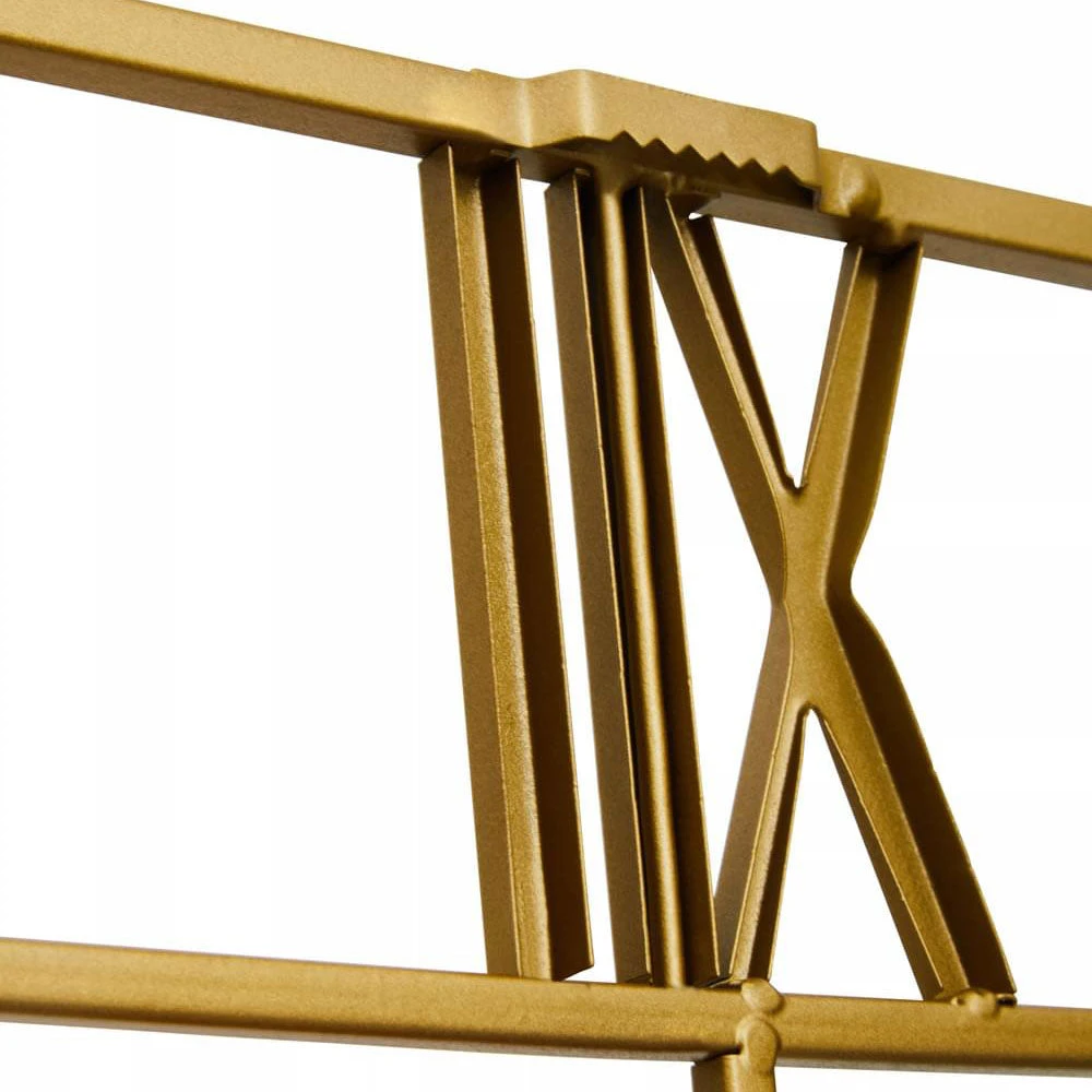 Kent Gold Finish Square Wall Clock 7 Kent Gold Finish Square Wall Clock - Image 7