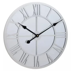 Kent Silver Mirrored Wall Clock