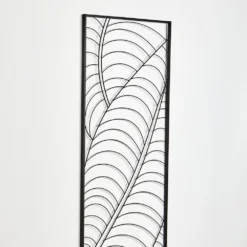 Trento Small Black Leaf Design Wall Art 7 Trento Small Black Leaf Design Wall Art -Julian Charles 5521033 ibp 01