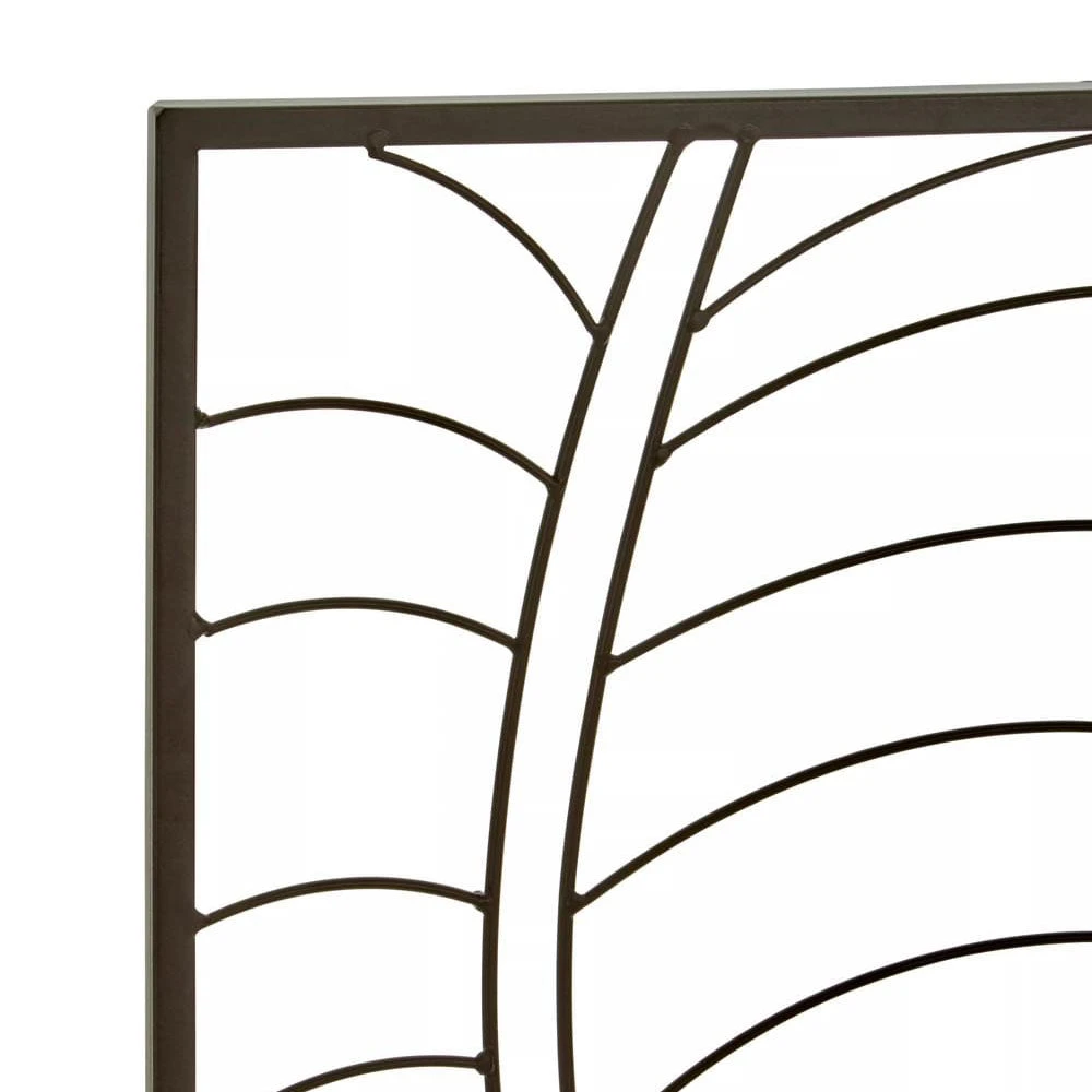 Trento Small Black Leaf Design Wall Art 4 Trento Small Black Leaf Design Wall Art - Image 4