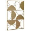 Trento Gold Finish Semicircle Wall Art