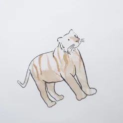 Bianca White Zoo Animals Kids 100% Cotton (25cm) Fitted Sheet -Julian Charles 55654ZOOANIMALSFITTEDSHEETIMAGE2