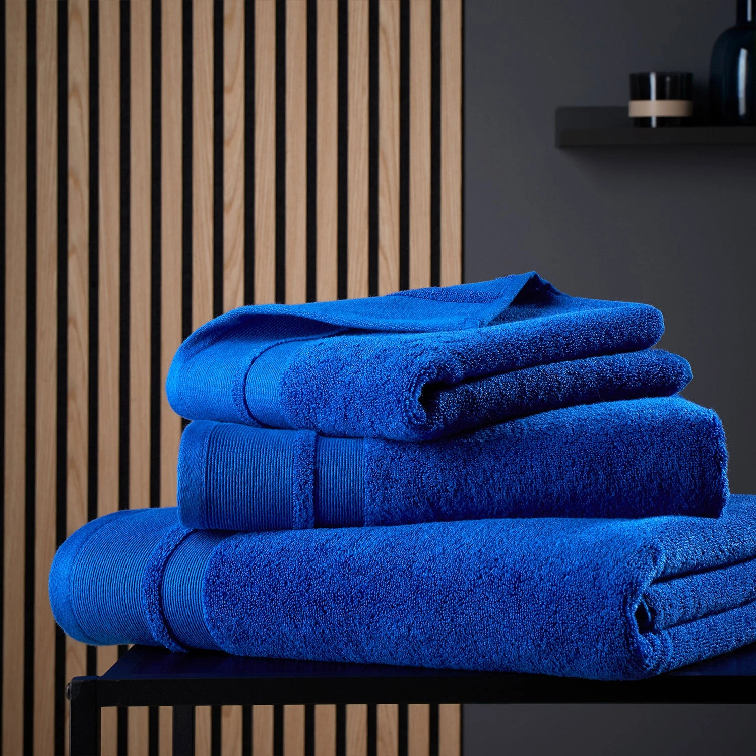 Content By Terence Conran Zero Twist Blue Cotton Modal Towels 1 Content By Terence Conran Zero Twist Blue Cotton Modal Towels
