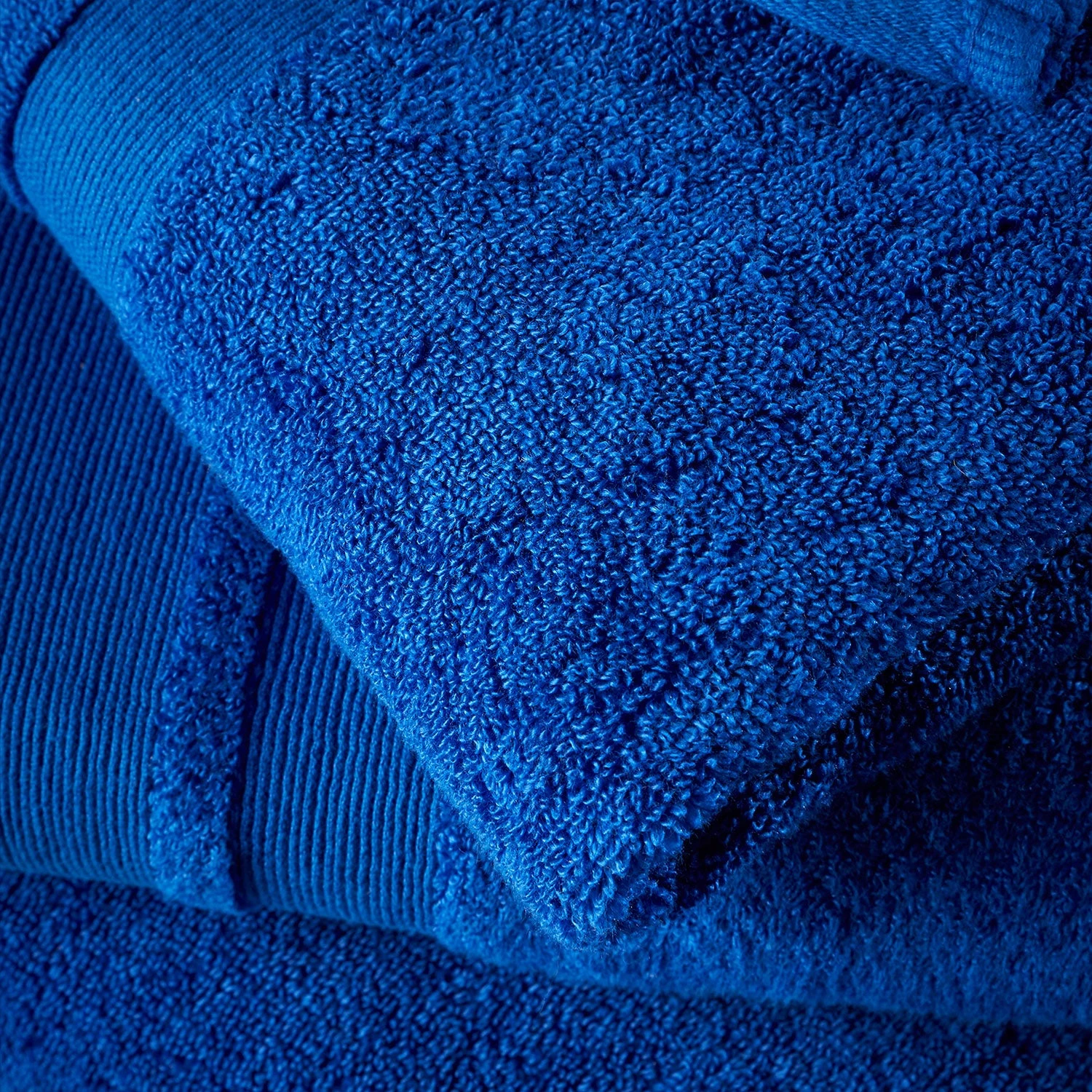 Content By Terence Conran Zero Twist Blue Cotton Modal Towels 3 Content By Terence Conran Zero Twist Blue Cotton Modal Towels - Image 3
